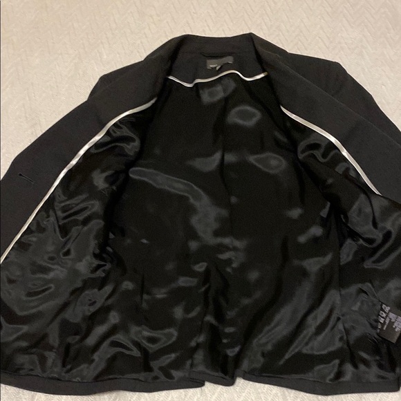 Mexx Wool Blend Dark Gray Blazer Tailored Fit Notched Lapel Y2K Vintage 90’s - Picture 15 of 16